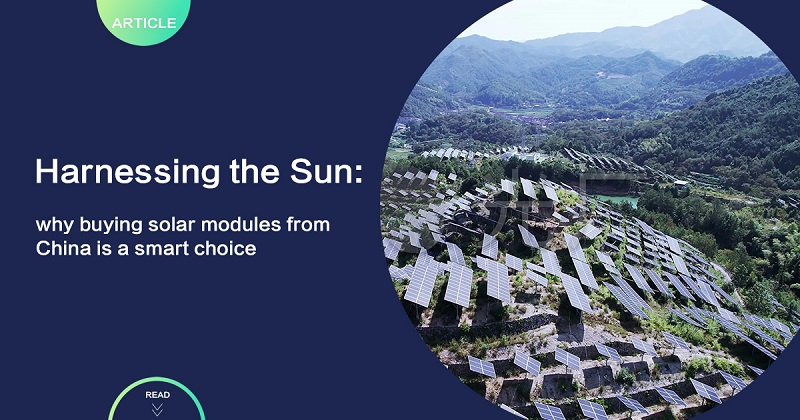 Buying Solar Modules from China is a Smart Choice