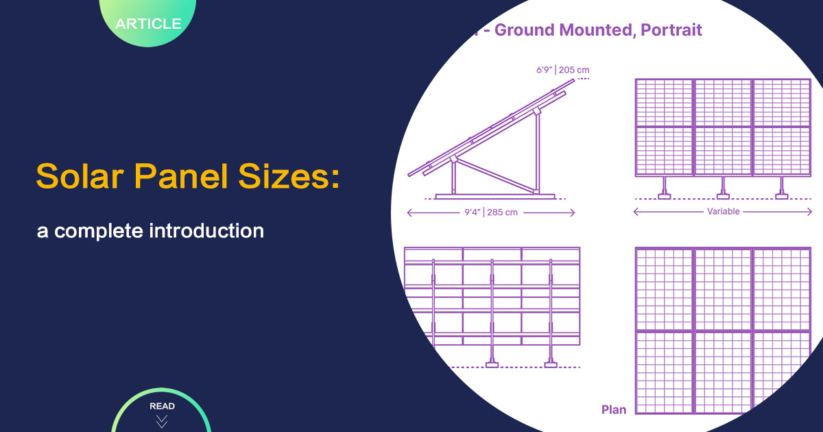 Solar Panel Sizes: A Complete Introduction